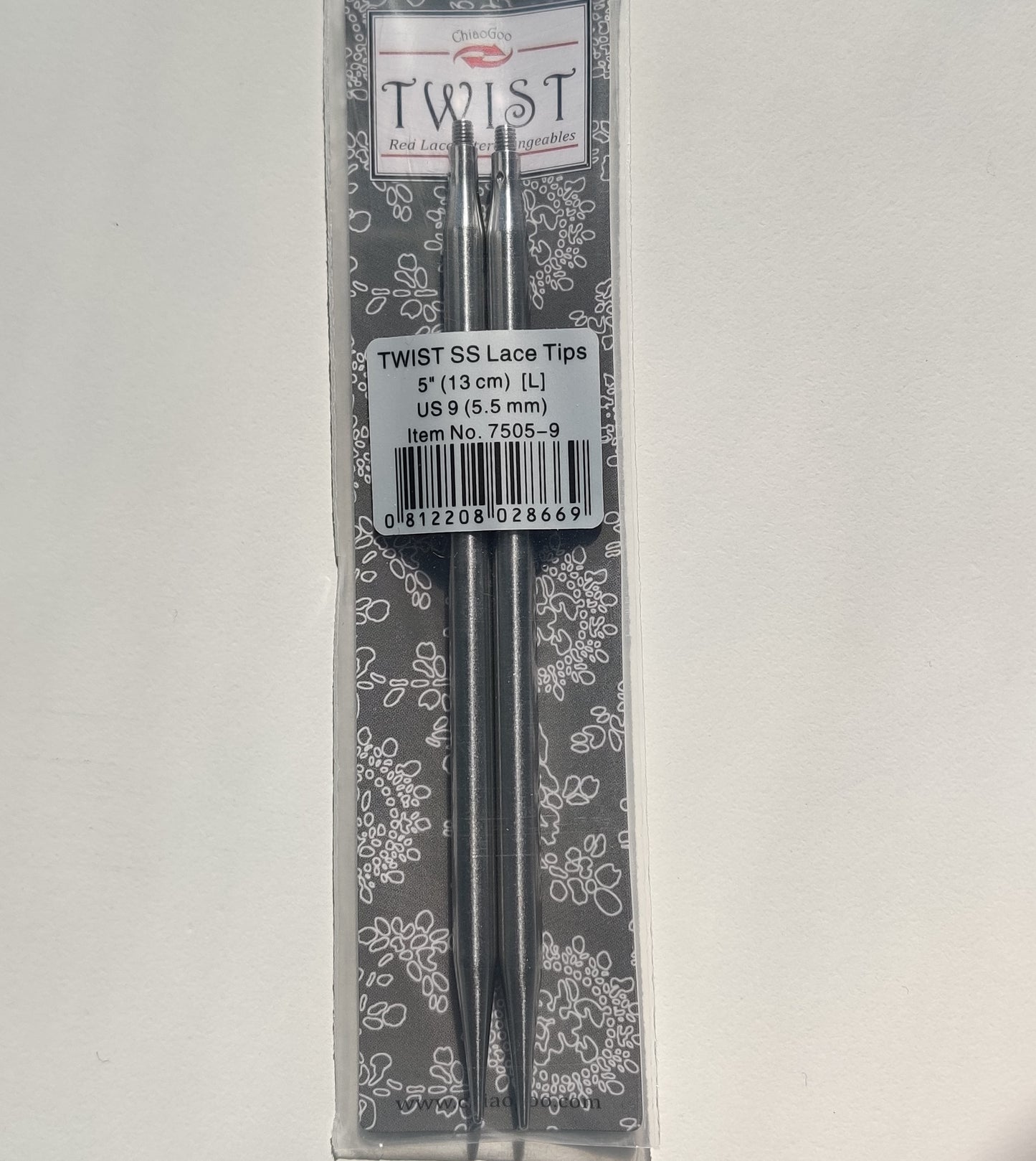 ChiaoGoo Strikkepindespidser Twist Lace tips 13 cm