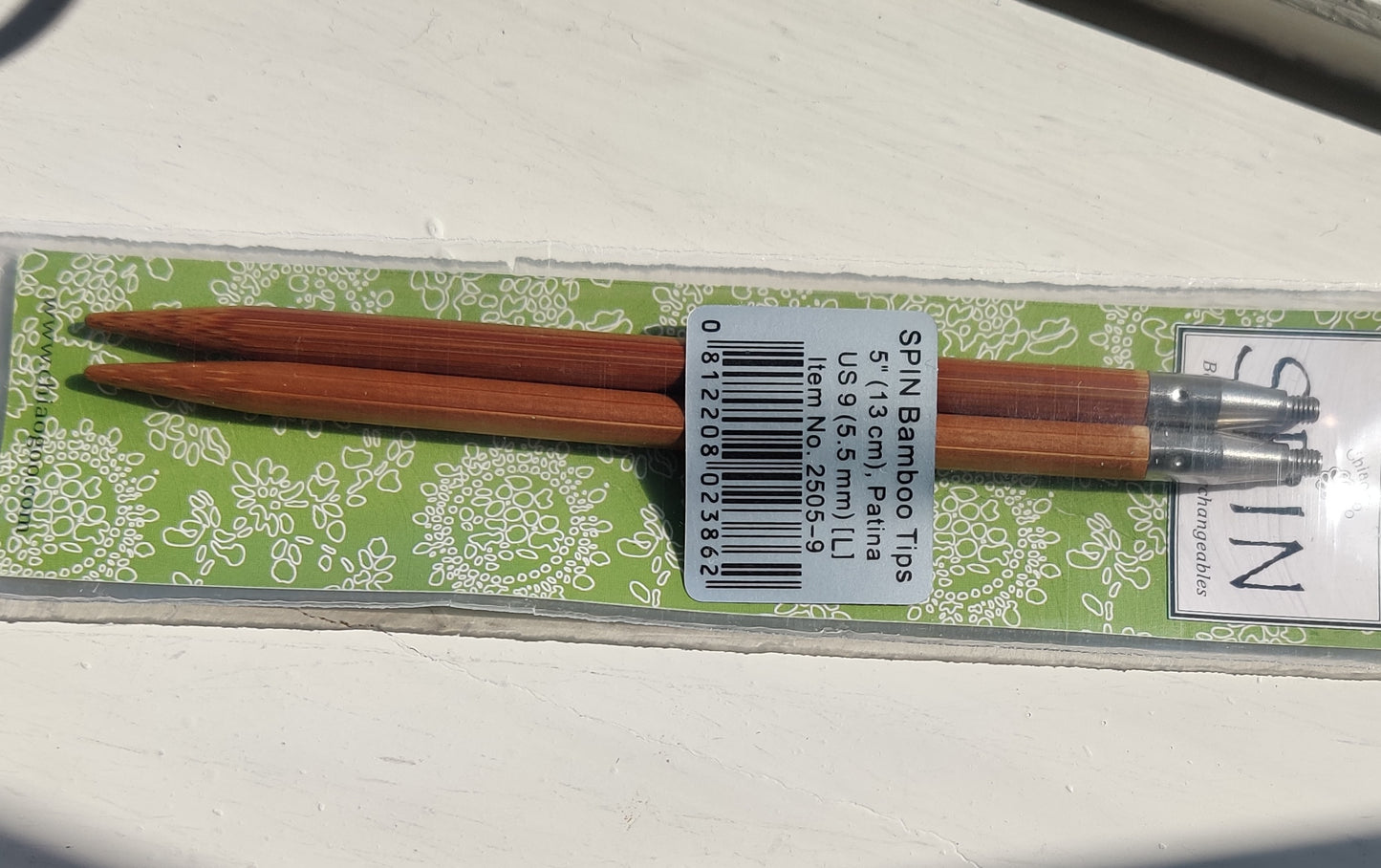ChiaoGoo SPIN bamboo tips 13 cm