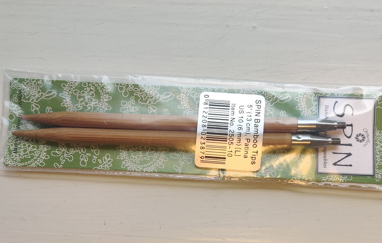 ChiaoGoo SPIN bamboo tips 13 cm